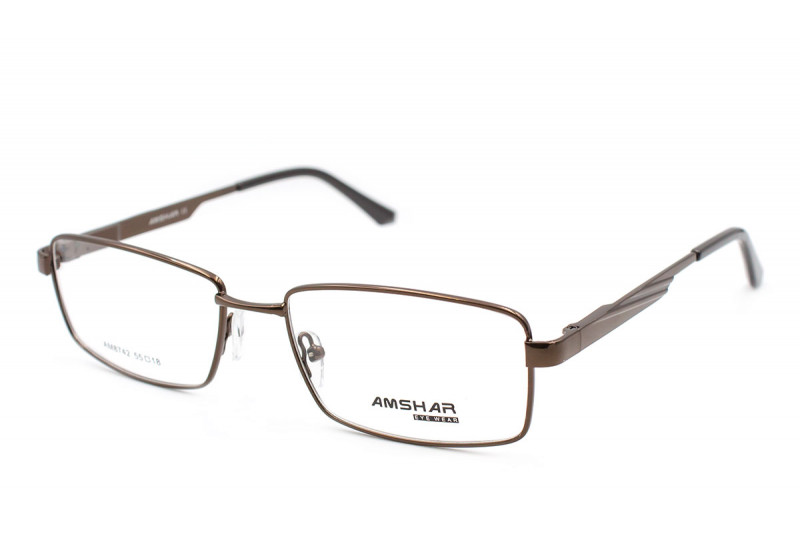 Металеві чоловічі окуляри для зору Amshar 8742